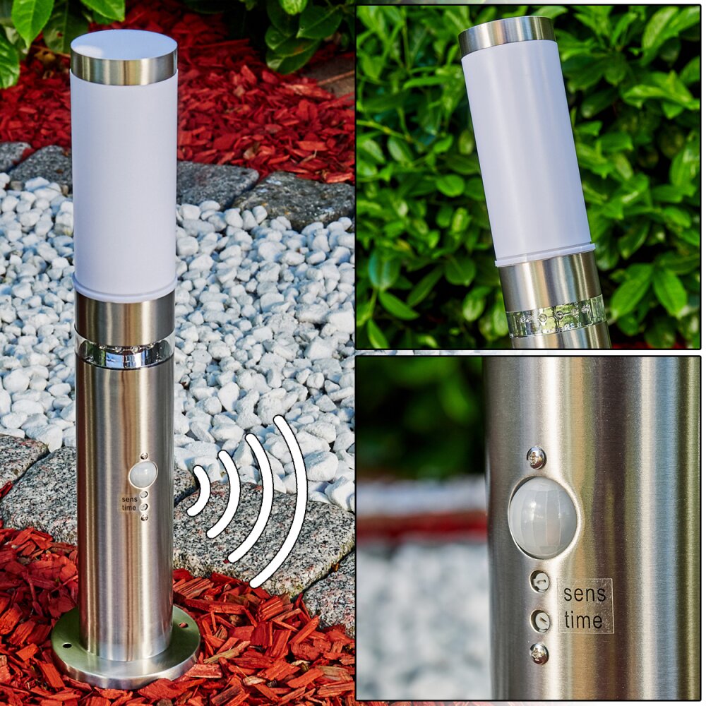 Walise Außensockelleuchte Edelstahl, 1-flammig, Bewegungsmelder main product photo