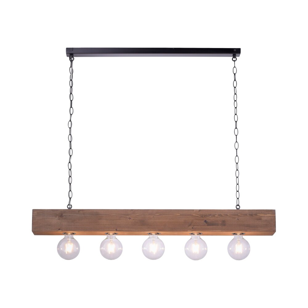 Leuchten Direkt VANESSA Pendelleuchte Schwarz, 5-flammig main product photo