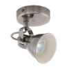 Eglo SERAS Spot LED Dunkelbraun, Nickel-Matt, Rosa, 1-flammig