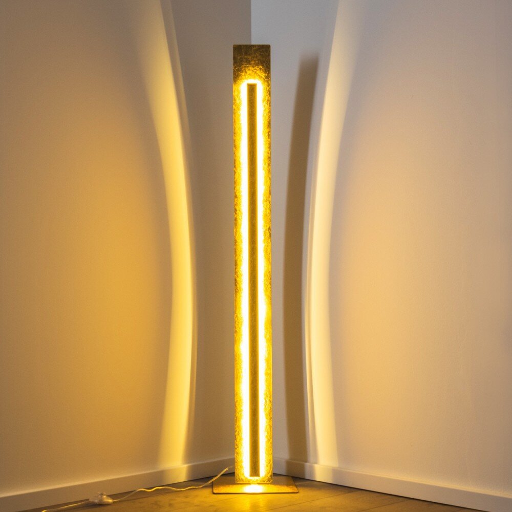 Petrolia Stehleuchte LED Gold, 1-flammig
