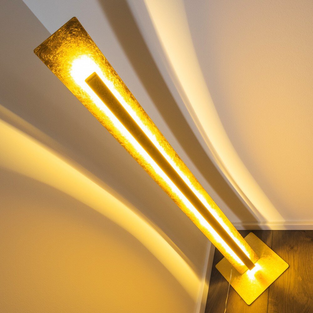Petrolia Stehleuchte LED Gold, 1-flammig