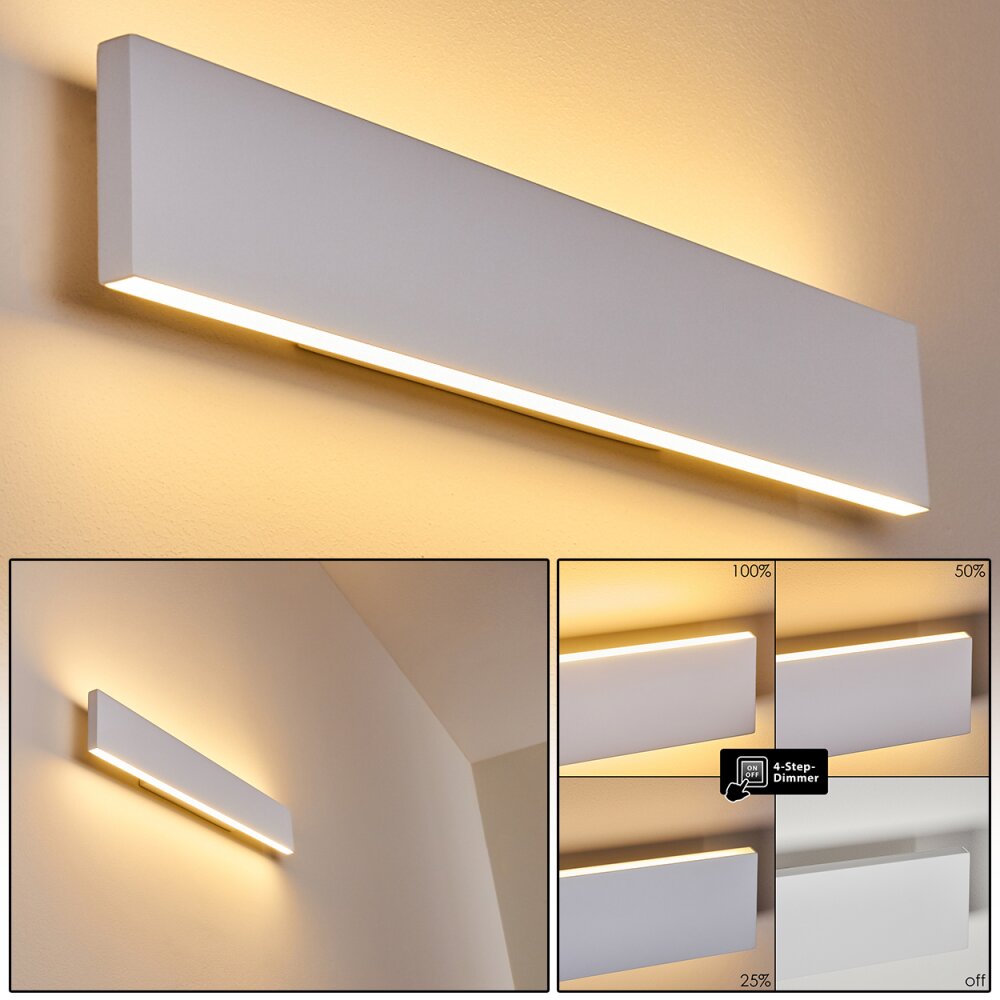 Obion Wandleuchte LED Weiß, 2-flammig main product photo