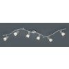 Trio Leuchten LEVISTO Deckenspot LED Nickel-Matt, 6-flammig