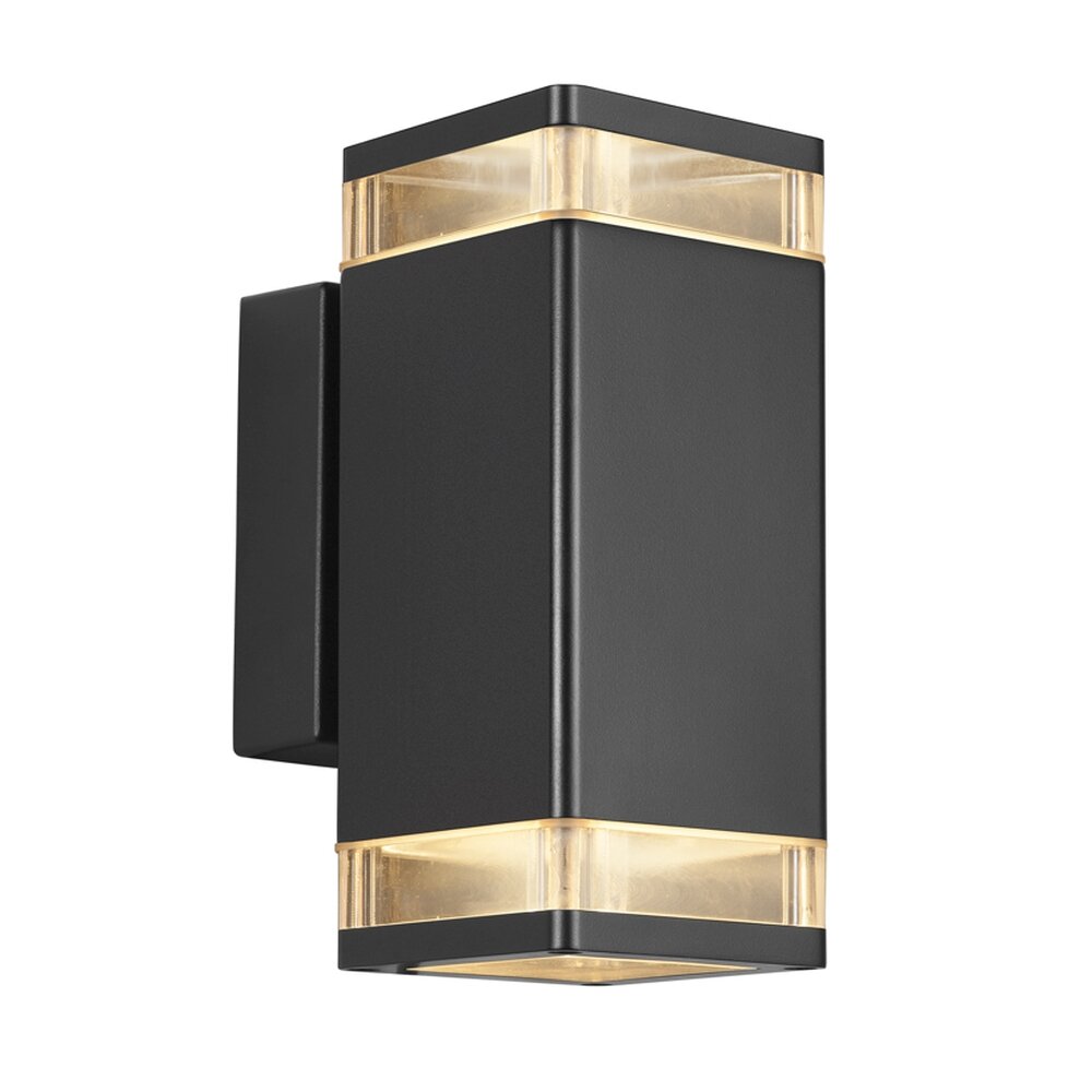 Nordlux ELM Wandleuchte Schwarz, 2-flammig main product photo