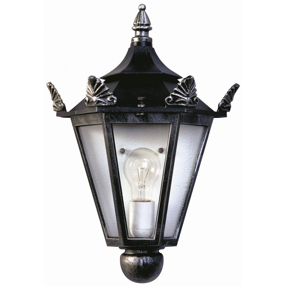 Albert Leuchten 3228 Außenwandleuchte Schwarz, Silber, 1-flammig main product photo