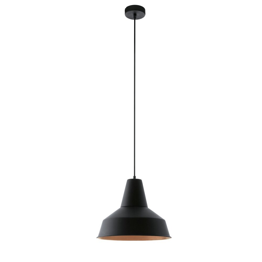 Eglo SOMERTON Hängeleuchte Kupferfarben, Schwarz, 1-flammig main product photo